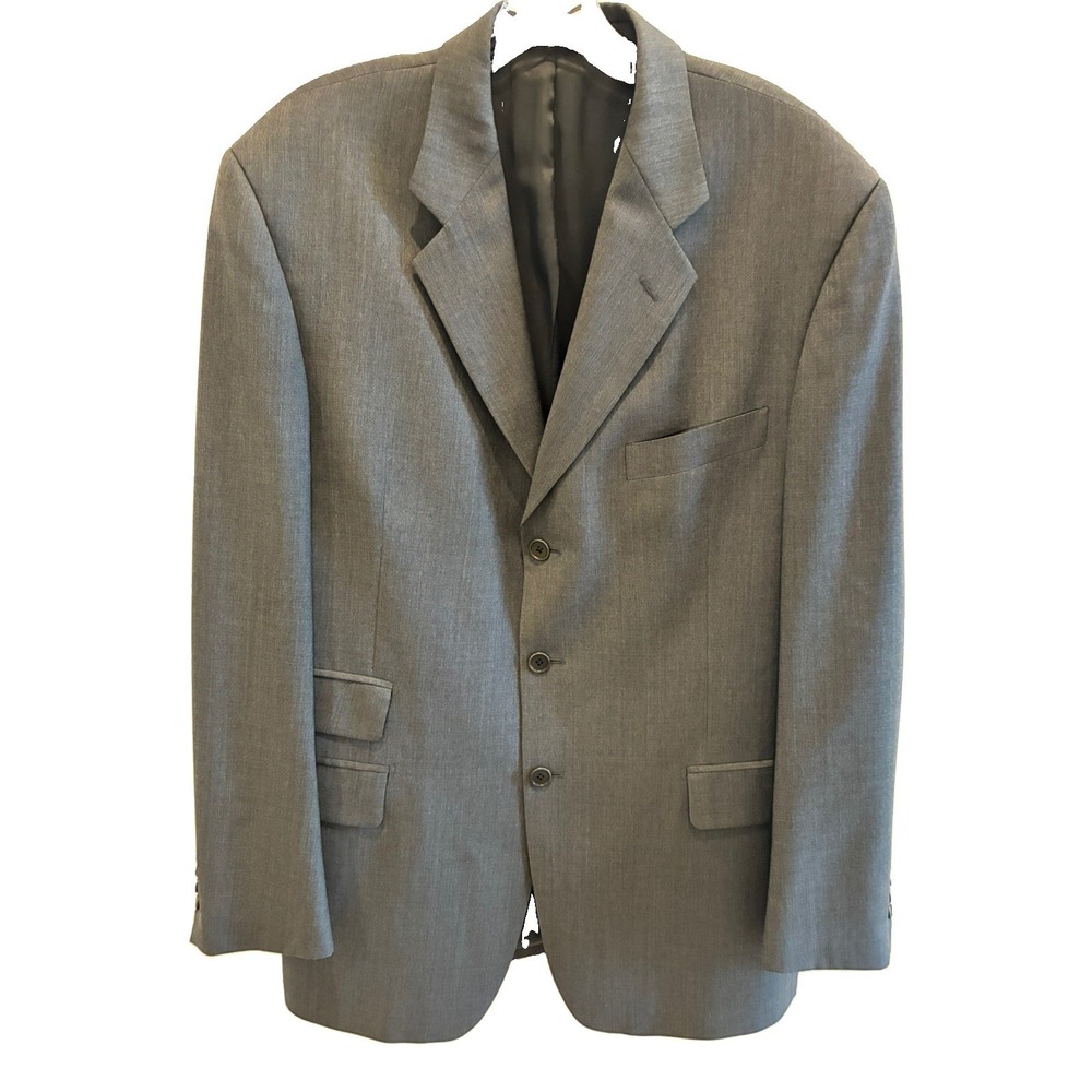 Giorgio Cavalli Collection~Men's Charcoal Gray Blazer Jacket. Made in Italy 44R